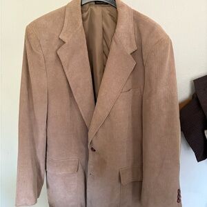 Jonathan Hale‎ Tan Corduroy Blazer Size 44R